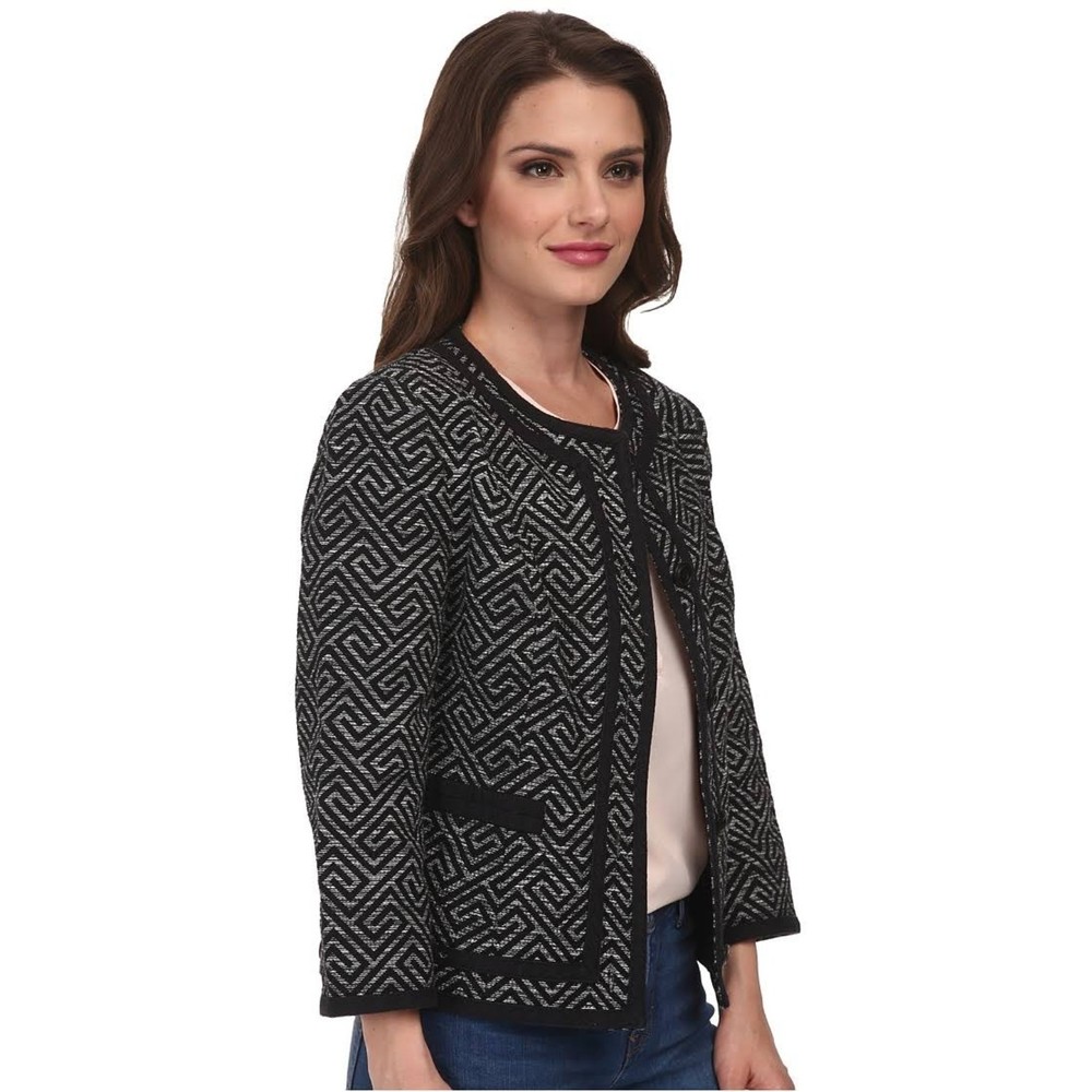 Pendleton Amanda Print Blazer Jacket 3/4 Sleeve S… - image 5